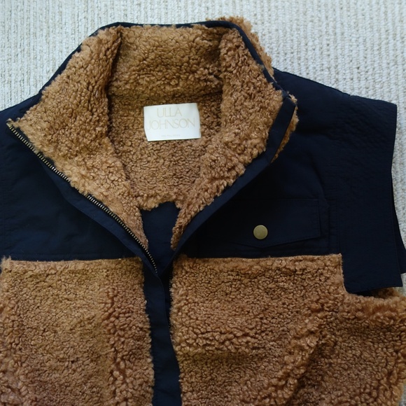 Ulla Johnson Tariet Teddy Vest - Sierra Brown - Picture 8 of 12